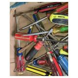 Lot of Mixed Screwdrivers and Tools Including Various Brands and Sizes - Almost all Phillips