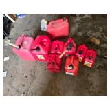 Gasoline and Fuel Containers in Various Sizes and Styles