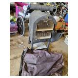 Pizza Oven with Chimney Attachment and Accessories - Missing Wheels, Chimney Needs to be tacked back on.