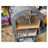 Pizza Oven with Chimney Attachment and Accessories - Missing Wheels, Chimney Needs to be tacked back on.