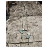 Green Esteem 96" Heavy Duty Single Shepherd Hook / Bird House Pole
