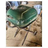 Charcoal Grill with Green Lid