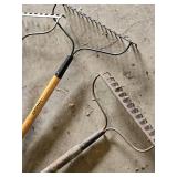 Lot of Garden Rakes