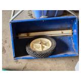 Orbit Sprinkler Timer, Seeder with One Wheel, Weed Eater Line, and Hot Shot Insect Killer Lot -