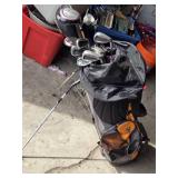 Ogio Golf Bag with Dunlop, Adams, and Wilson Clubs