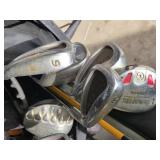 Ogio Golf Bag with Dunlop, Adams, and Wilson Clubs