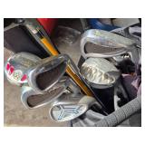 Ogio Golf Bag with Dunlop, Adams, and Wilson Clubs