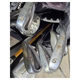 Ogio Golf Bag with Dunlop, Adams, and Wilson Clubs