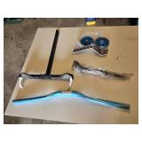 Bicycle Parts and Accessories Including Handlebars, Wheels, and Grips