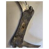 Decorative Double-Bladed Folding Knife - Missing Emblem