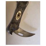 Decorative Double-Bladed Folding Knife - Missing Emblem