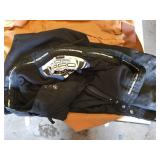 Carhartt Jacket 4XL, Camo Coveralls XL, and Black Snow Pants