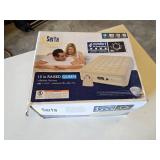 Serta 15 Inch Raised Queen Air Mattress with 4 Comfort Air Sleep System