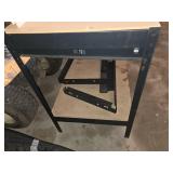 Steel Workbench with Pegboard and Drawer Components (Drawers will need assembly)