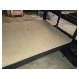 Steel Workbench with Pegboard and Drawer Components (Drawers will need assembly)