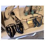 Roller Skates, Ice Skates, Sports Balls, and Hockey Gloves