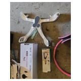 Various Exercise and Fitness Equipment including Mobility Wall Pro Series, Pilate Ring, and Dumbbells