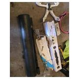 Various Exercise and Fitness Equipment including Mobility Wall Pro Series, Pilate Ring, and Dumbbells