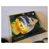 Singing Fish Wall Plaques Including Skeleton Fish, Rainbow Trout, and Tropical Fish - Untested