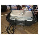 QFX Boombox with Power Drive Woofer, CD/Cassette/Aux Inputs - Powers On No Other Functions Tested