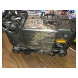 QFX Boombox with Power Drive Woofer, CD/Cassette/Aux Inputs - Powers On No Other Functions Tested