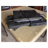 Philips, Memorex, and Magnavox DVD Players with Cables - Power On No Other Functions Tested