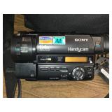 Sony Handycam CCD-TR67 Camcorder with Accessories, Tripod, and Tapes - Untested