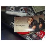 Lot of Cassette Tapes and Audio Books Including "Flashdance" Soundtrack, "From Beirut to Jerusalem" by Thomas L. Friedman, and Various Maxell Blank Tapes