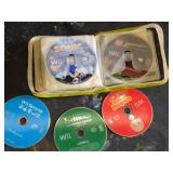 Large Nintendo Wii Video Game Collection Including Sonic Colors, Mario Kart Wii, and More