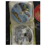 Large Nintendo Wii Video Game Collection Including Sonic Colors, Mario Kart Wii, and More