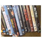 Collection of DVD Movies and TV Shows including Terminator Genisys, Shutter Island, and Millennium Series