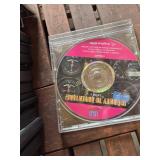 Lot of DVDs and CDs including Ted, Last Man Standing, and Journey to Adventure CD-ROM