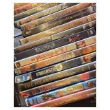 Lot of DVDs and Movies including Pacific Rim, Cry Wolf, and The Departed