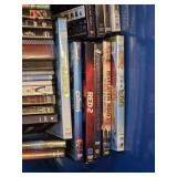 Lot of DVDs including The Haunting in Connecticut, Doomsday, and The Hobbit: An Unexpected Journey