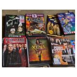 DVD Collection Including NCIS, Xena, and True Blood