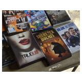 DVD Collection Including NCIS, Xena, and True Blood