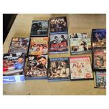 DVD collection including King Kong, Veronica Mars, Good Times, The Americans, and more TV shows and movies