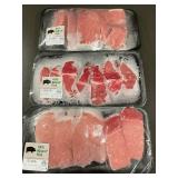C - Pork Country Style Ribs 1 lb - 3-Pack, 100% Natural Pork