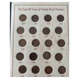 Indian Head Cents Last 20 Years