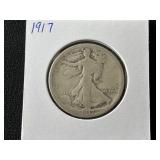 1917 Walking Liberty Half Dollar