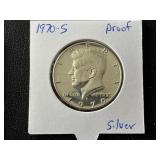 1970-S Kennedy Silver Half Dollar Proof