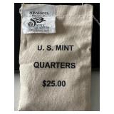Sealed $25 Dollar Bag of Minnesota State Quarters