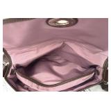 Coach Legacy Brown Leather F15170 Flap Turn Lock Crossbody Bag Shoulder Purse