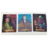 Lot Of 3 Harry Potter Chocolate Frog Collectible Trading Cards Including Beaumont Marjoribanks, Adalbert Waffling, And Uric The Oddball