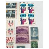 Vintage Postage Stamp Lot - U.S. And Foreign