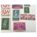 Vintage Postage Stamp Lot - U.S. And Foreign