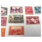 Vintage Postage Stamp Lot #4 - U.S And Foreign
