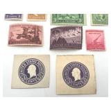 Vintage Postage Stamp Lot #5 - U.S And Foreign