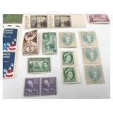 Vintage Postage Stamp Lot #6 - U.S And Foreign