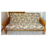 Solid Wood Futon with Cushion Solid Wood Futon with Cushion